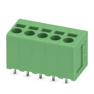 Phoenix Contact SPT 2.5/5-V-5.0 Series PCB Terminal Block, 5-Contact, 5 mm Pitch, 1 Row, 400V, 24A Current, Model 1991121
