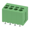 Phoenix Contact PCB Terminal Block SPT 2.5/4-V-5.0 Series Straight Wave Soldering Mount, 4 Contacts, 5 mm Pitch, 400 1991118
