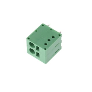 Phoenix Contact SPT 2.5/2-V-5.0 Series PCB Terminal Block, 2-Contact, 5 mm Pitch, 1 Row, 24 A, 400 V, Polyamide 1991095