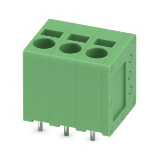 Phoenix Contact PCB Terminal Block SPT 2.5/3-V-5.0 Series Straight Wave Soldering Mount, 3 Contacts, 5 mm Pitch, 400 1991105