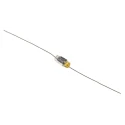 RS PRO Film Capacitor, 22pF, Axial Construction, Through Hole Mount, 160 V DC, 85°C, 8mm Length, 0.3mm Lead Diameter 113-229