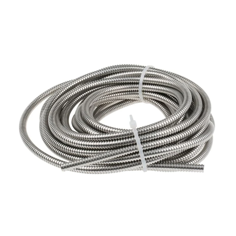 Kopex 8 mm Nominal Diameter Uncoated 304 Stainless Steel Flexible Metallic Conduit 10m Length Model 7TCA297070R0065 KSU00810
