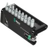 Wera Hex, Hex, Torx Screwdriver Bit Set, Universal 10 Pieces, 50mm Length, 1/4 inch Drive 05057115001