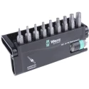 Wera Hex, Hex, Torx Screwdriver Bit Set, Universal 10 Pieces, 50mm Length, 1/4 inch Drive 05057115001