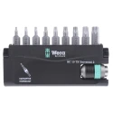 Wera Hex, Hex, Torx Screwdriver Bit Set, Universal 10 Pieces, 50mm Length, 1/4 inch Drive 05057115001