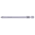 Wera Stainless Steel Screwdriver Bit PZ2 Tip, Hex Drive, 89 mm Overall Length 05071085001