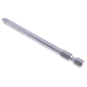 Wera Stainless Steel Screwdriver Bit PZ2 Tip, Hex Drive, 89 mm Overall Length 05071085001