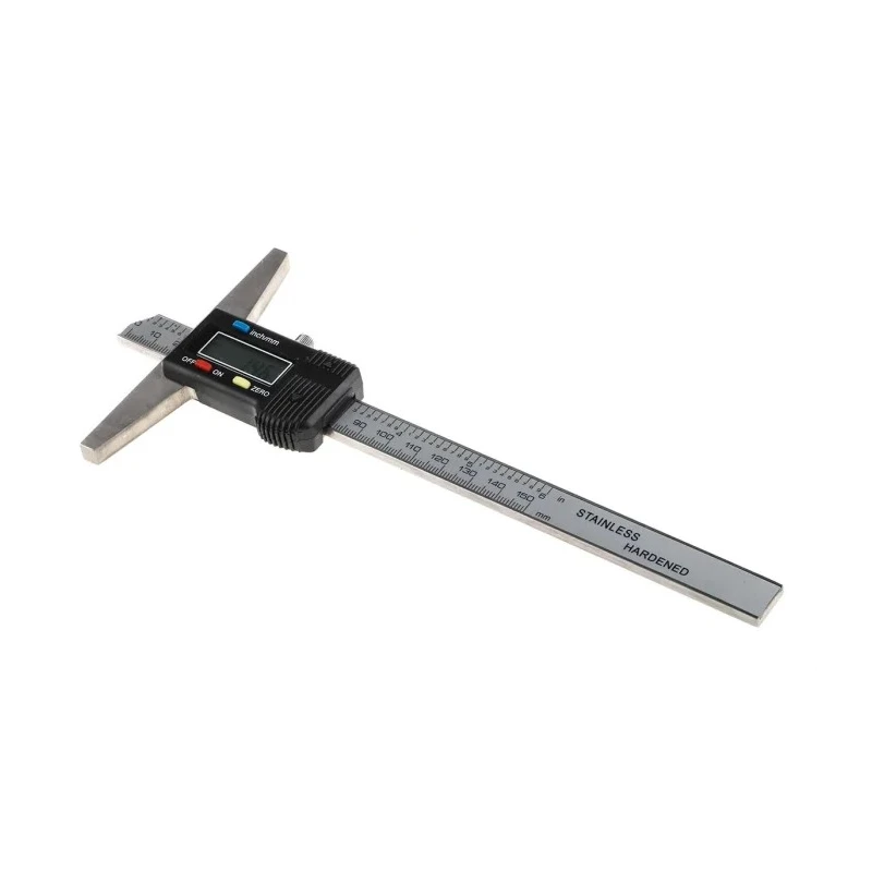 RS PRO 150 mm Imperial & Metric Depth Gauge Stainless Steel 123-0919