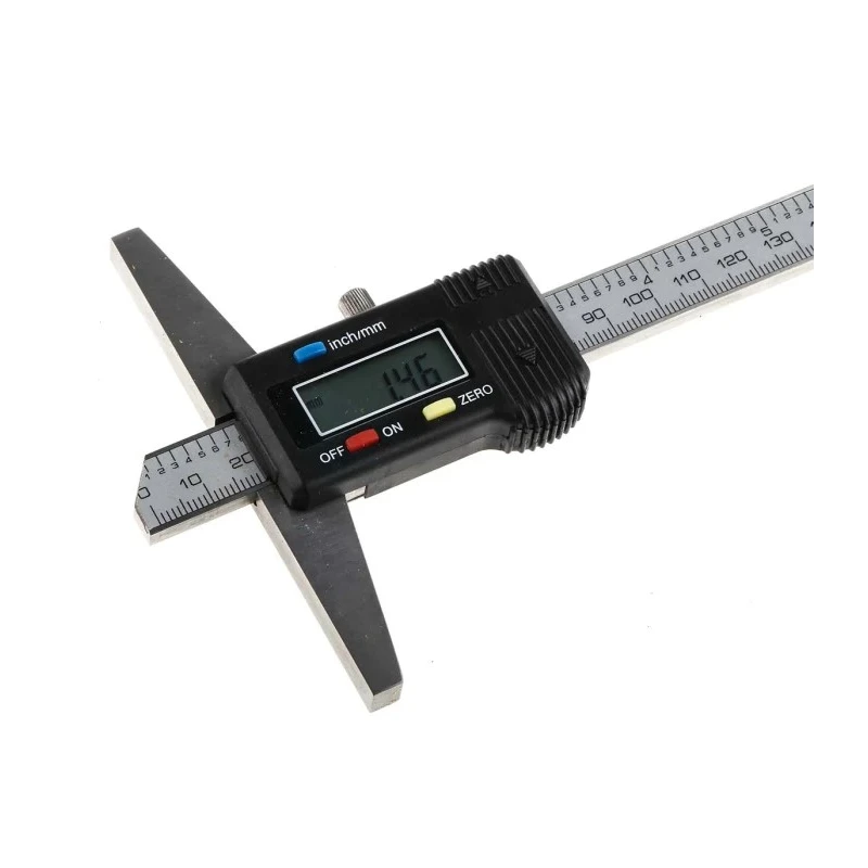 RS PRO 150 mm Imperial & Metric Depth Gauge Stainless Steel 123-0919