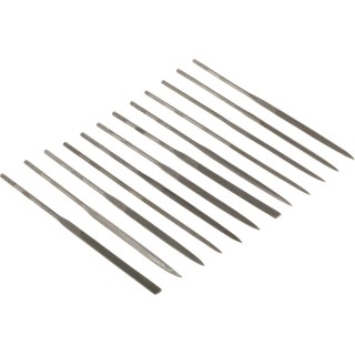 RS PRO 140 mm Needle File Set, 12 Piece, Swiss Pattern Precision Files 123-0930