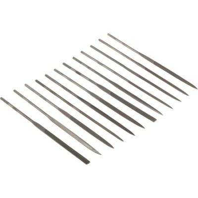 RS PRO 140 mm Needle File Set, 12 Piece, Swiss Pattern Precision Files 123-0930
