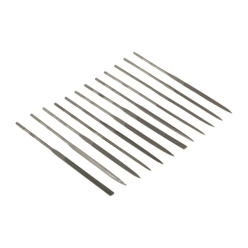RS PRO 140 mm Needle File Set, 12 Piece, Swiss Pattern Precision Files 123-0930