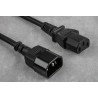 RS PRO IEC C13 to IEC C14 Power Cord 2 m Black Low Smoke Zero Halogen 6A 250V 123-0960