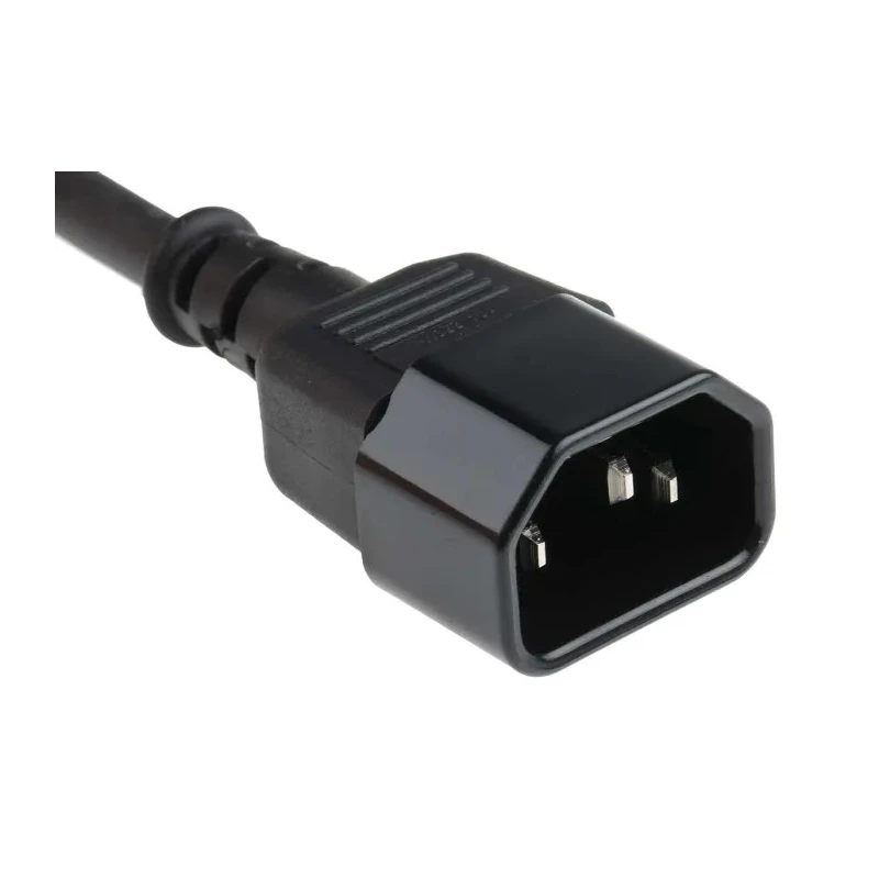 RS PRO IEC C13 to IEC C14 Power Cord 5m Black Low Smoke Zero Halogen 123-0962