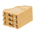 WAGO 736 Series PCB Terminal Block, 6-Contact, 5.08 mm Pitch, 2 Row, Polyamide Housing, 21A, 320V, Cage Clamp 736-303