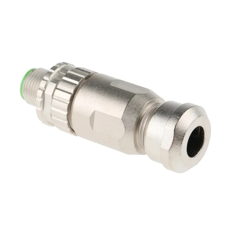 HARTING Circular Connector 4 Contacts Cable Mount M12 Plug Male IP67 250V 7.5A Screw-On 21033891402