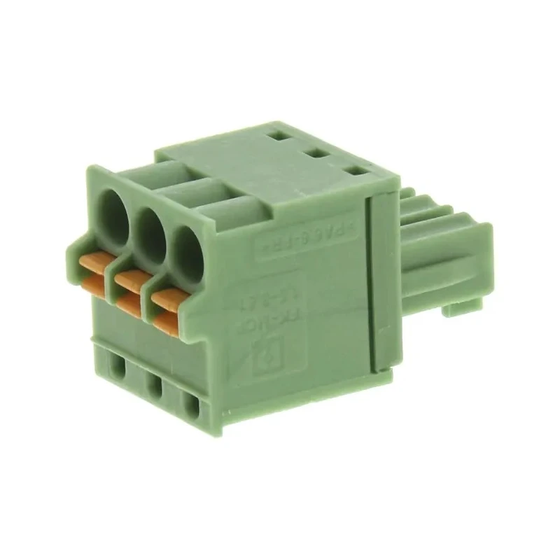 Phoenix Contact Pluggable Terminal Block, 3-Contact, 3.81 mm Pitch, 1 Row, 320 V, 8 A, Nylon Housing, Spring Cage 1851054