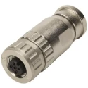 HARTING Industrial Circular Connector, 4 Contacts, Cable Mount, M12 Socket Female, IP67, D-Coded, 7.5A, 250V 21033892402