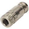 HARTING Industrial Circular Connector, 4 Contacts, Cable Mount, M12 Socket Female, IP67, D-Coded, 7.5A, 250V 21033892402
