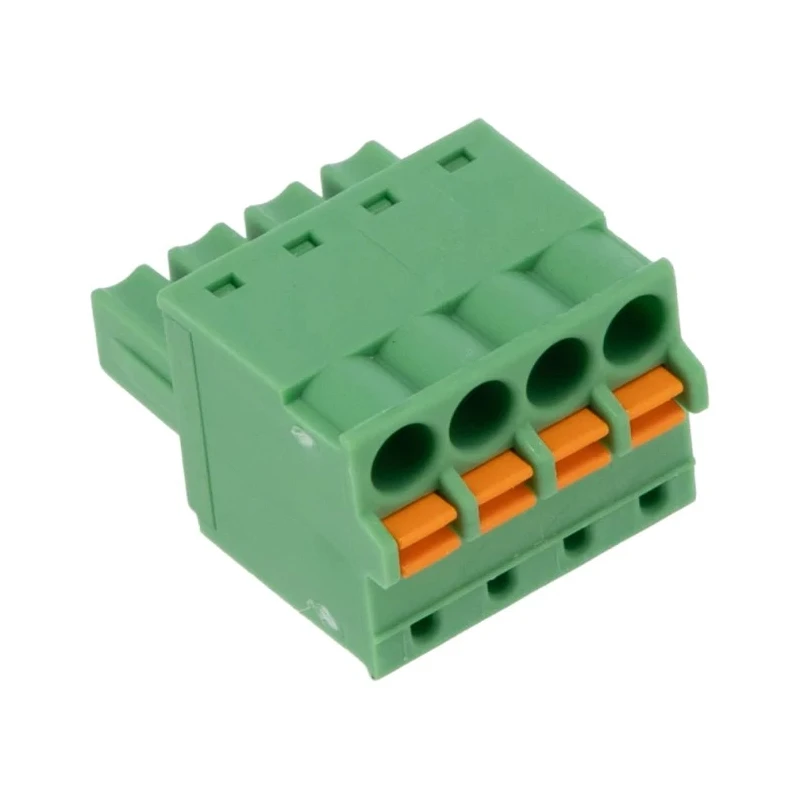 Phoenix Contact Pluggable Terminal Block 4-Contact 3.81 mm Pitch 1 Row 320V 8A FK-MCP 1.5/4-ST-3.81 1851067