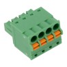 Phoenix Contact Pluggable Terminal Block 4-Contact 3.81 mm Pitch 1 Row 320V 8A FK-MCP 1.5/4-ST-3.81 1851067