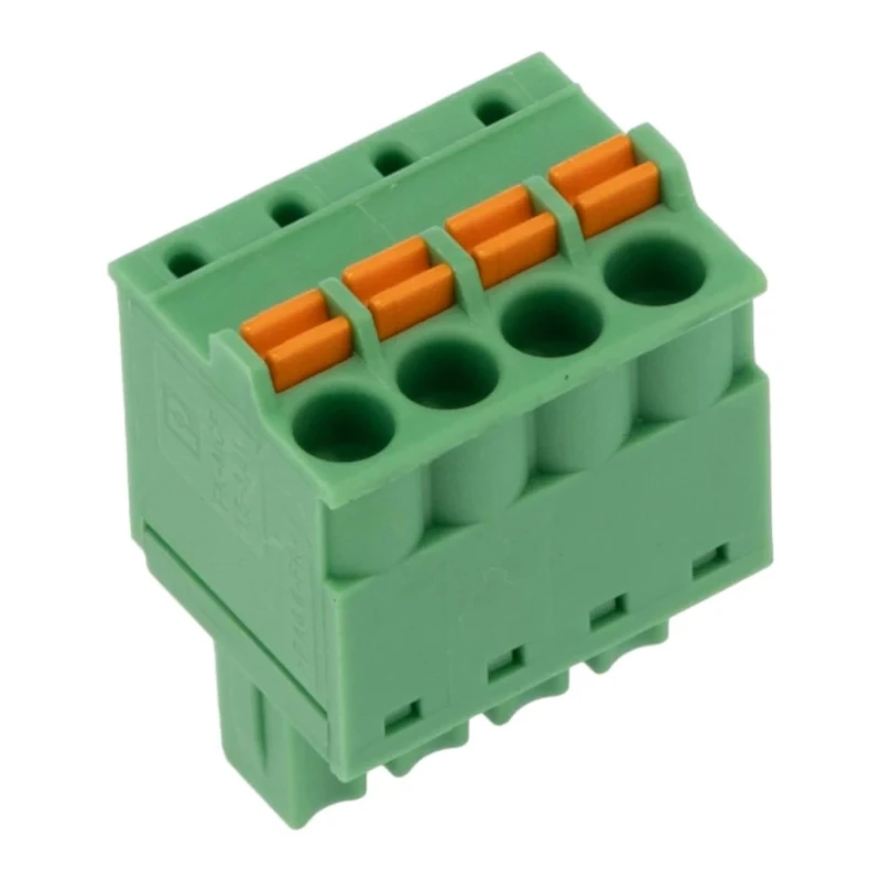 Phoenix Contact Pluggable Terminal Block 4-Contact 3.81 mm Pitch 1 Row 320V 8A FK-MCP 1.5/4-ST-3.81 1851067