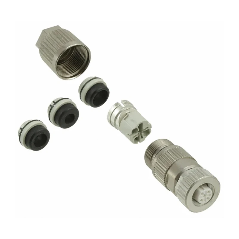 HARTING Circular Connector 2 Contacts Cable M12 Connector Plug Female IP65 IP67 Harax M12 Series 21032412301