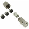 HARTING Circular Connector 2 Contacts Cable M12 Connector Plug Female IP65 IP67 Harax M12 Series 21032412301
