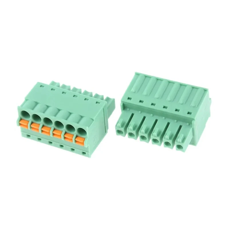Phoenix Contact FK-MCP 1.5/6-ST-3.81 Series Pluggable Terminal Block 6-Contact 3.81 mm Pitch 1 Row 320V 8A Nylon 1851083