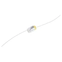 RS PRO Film Capacitor, 680 pF, Axial Through Hole Mount, 10 mm Length, 0.4 mm Lead Diameter, 85°C Maximum Operating 113-314