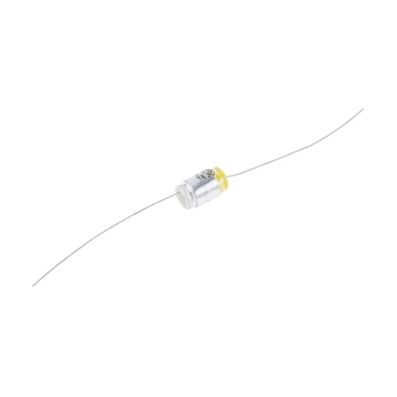RS PRO Film Capacitor, 680 pF, Axial Through Hole Mount, 10 mm Length, 0.4 mm Lead Diameter, 85°C Maximum Operating 113-314