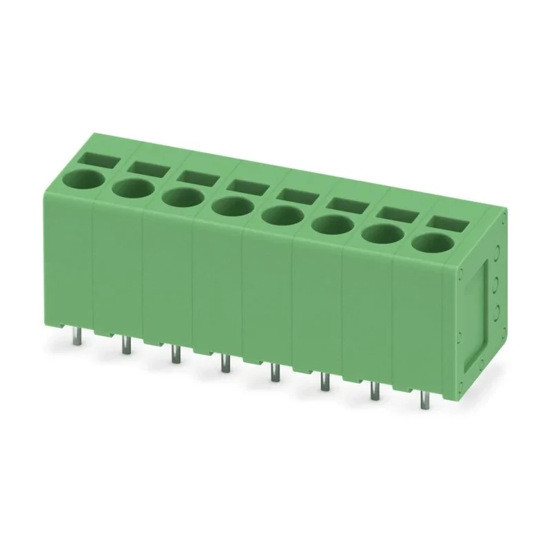 Phoenix Contact SPT 2.5/8-V-5.0 Series PCB Terminal Block, 8-Contact, 5 mm Pitch, 24A Current, Polyamide Housing, 1 1991150