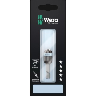 Wera 6.35 mm Hex Bit Holder Stainless Steel Rapidaptor Technology 05056375001