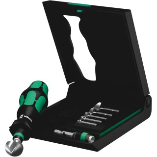 Wera HSS Countersink Drill Bit Set, 90° Angle, 8 Pieces, HEX Shaft, Rapidaptor Quick-Release 05104655001