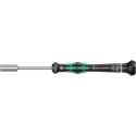 Wera Precision Screwdriver, 6 mm Tip, 60 mm Blade, 157 mm Overall Length 05345281001