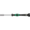 Wera Precision Screwdriver 1/4 in Tip, 60 mm Blade, VDE/1000V Approved, Electrical Insulation, Ergonomic Grip 05345282001
