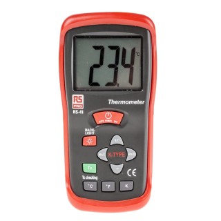PeakTech K Probe Handheld Digital Thermometer 1300°C Max Accuracy ±0.5% + 1 °C RS41