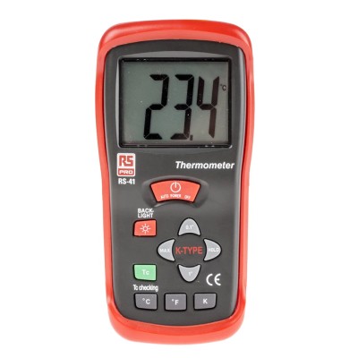 PeakTech K Probe Handheld Digital Thermometer 1300°C Max Accuracy ±0.5% + 1 °C RS41