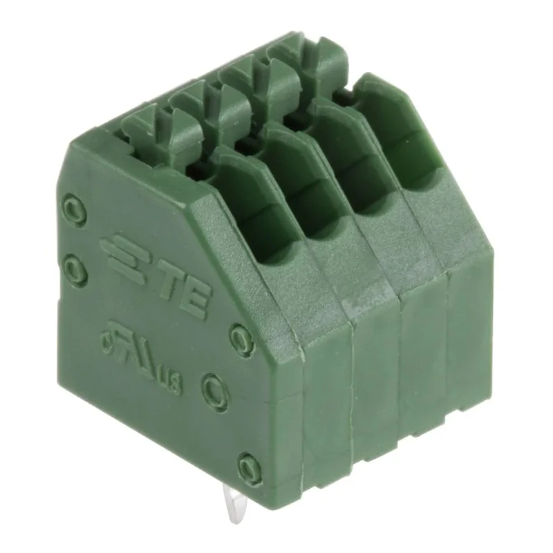 TE Connectivity PCB Terminal Block, 4-Contact, 2.5 mm Pitch, Through Hole, 1 Row 1-2834021-4