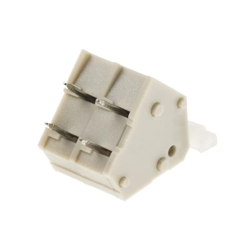 TE Connectivity 5.0 mm Pitch 2-Contact Modular Screwless PCB Terminal Strip, 1 Row, Grey 2834076-1
