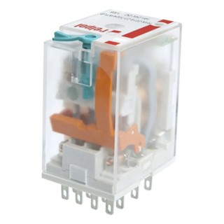 Relpol Power Relay 24V AC Coil 6A Switching Current 4PDT Plug-In Terminal R4N-2014-23-5024-WTL