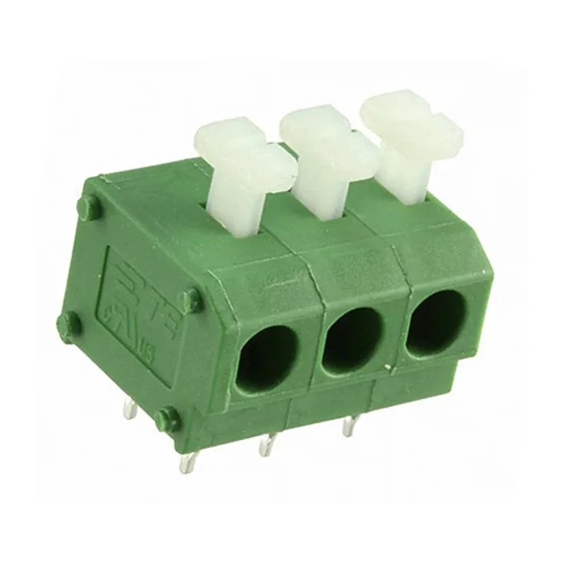 TE Connectivity PCB Terminal Block, 3-Contact, 5 mm Pitch, Through Hole, 1 Row 1-2834018-3