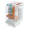 Relpol Power Relay 110V AC Coil, 6A Switching Current, 4PDT Plug-In Terminal R4N-2014-23-5110-WTL