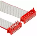 TE Connectivity Micro-MaTch Series Flat Ribbon Cable, 1.27 mm Pitch, 10 Conductors, 200.5 mm Length 2205071-3