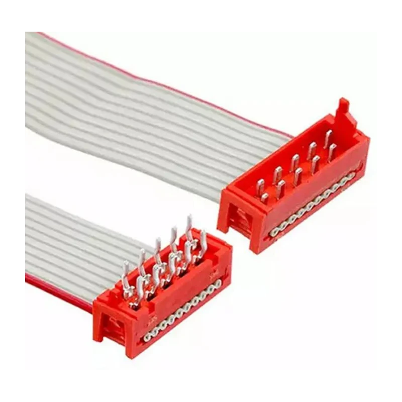 TE Connectivity Micro-MaTch Series Flat Ribbon Cable, 1.27 mm Pitch, 10 Conductors, 200.5 mm Length 2205071-3