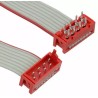 TE Connectivity Micro-MaTch Series Ribbon Cable Flat Ribbon 1.27 mm Pitch 8 Conductors 200.5 mm Length 2205070-3