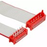 TE Connectivity Micro-MaTch Series Flat Ribbon Cable 10 Conductors 1.27 mm Pitch 150.5 mm Length 2205071-2