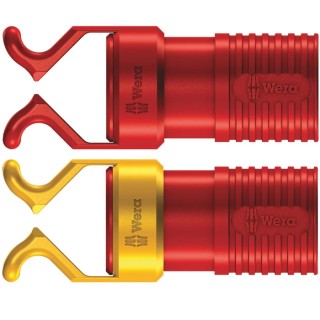 Wera Hex Bit Holder, Elastomer, Round Shank 8mm, Drive Size 6.5 to 8 mm, Overall Length 41mm 05073680001