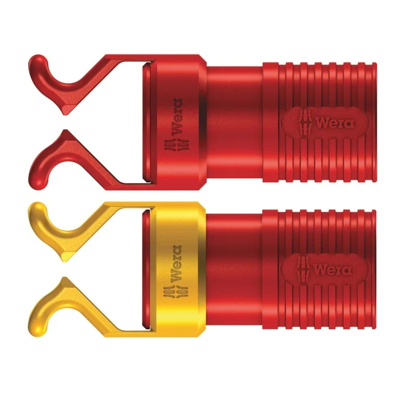 Wera Hex Bit Holder, Elastomer, Round Shank 8mm, Drive Size 6.5 to 8 mm, Overall Length 41mm 05073680001
