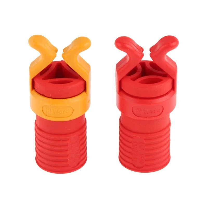 Wera Hex Bit Holder, Elastomer, Round Shank 8mm, Drive Size 6.5 to 8 mm, Overall Length 41mm 05073680001